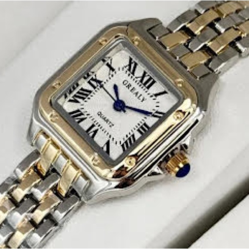 Gold and Silver Women's Watch